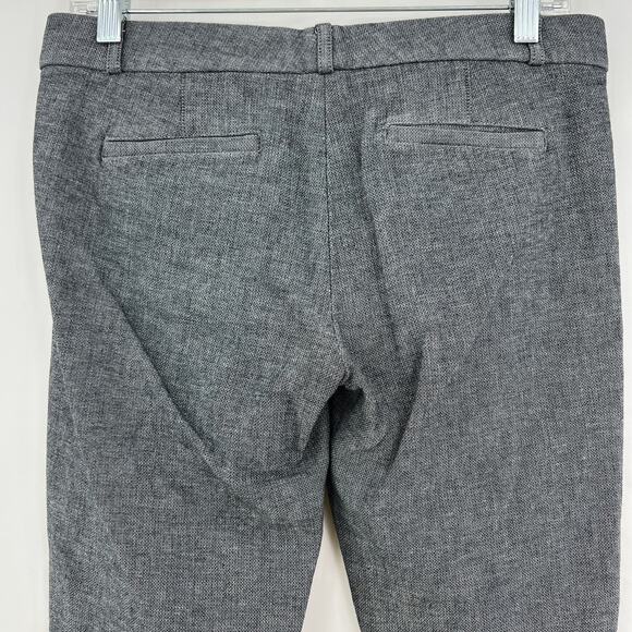 Banana Republic US 6 Long Womens Gray Heathered Slim Ankle Skinny Dress Pants - Picture 3 of 10